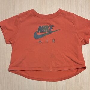 Nike Kids Burnt Orange Crop Tee